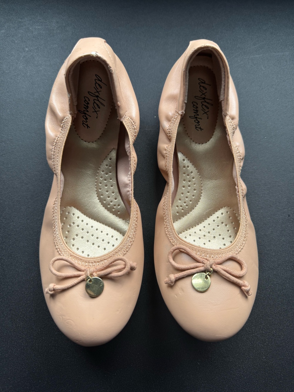 dexflex comfort Ballet Flats in Blush